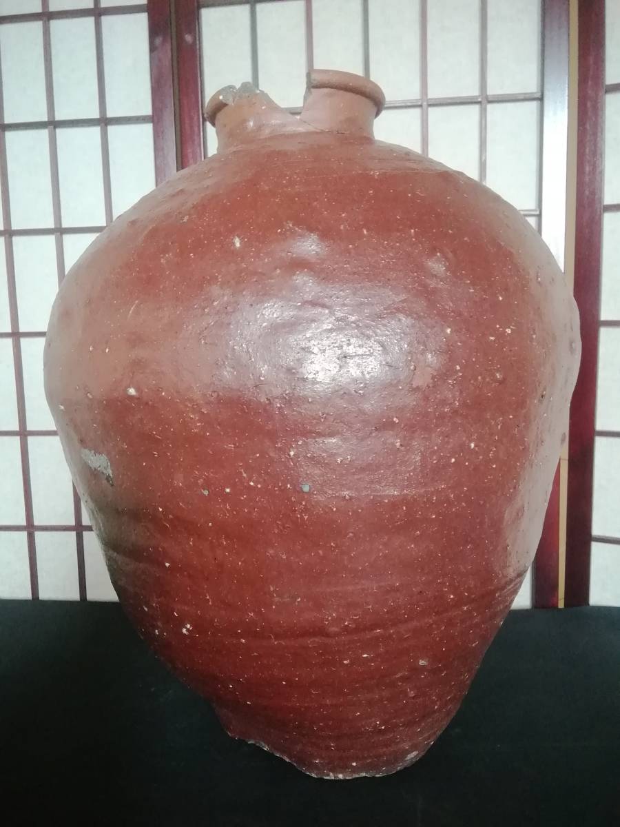 倉庫移転処分セール！　信楽焼　古信楽　壺　壷　茶壺　飴釉　六古窯！　　