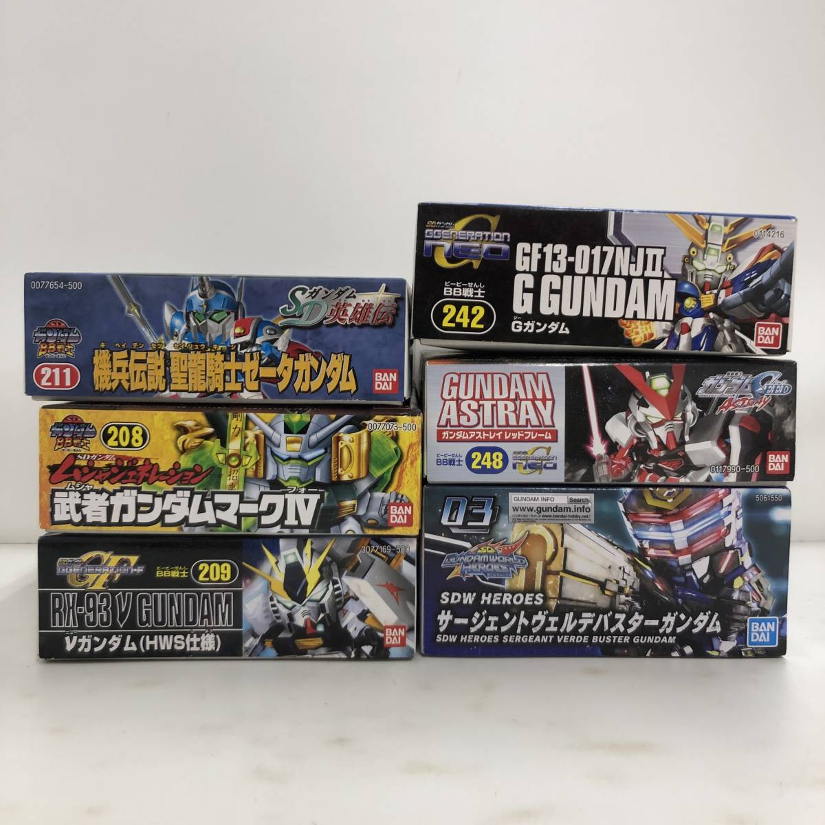 1円～】SDガンダム BB戦士 ガンプラ プラモデル 6点セット ゼータ 
