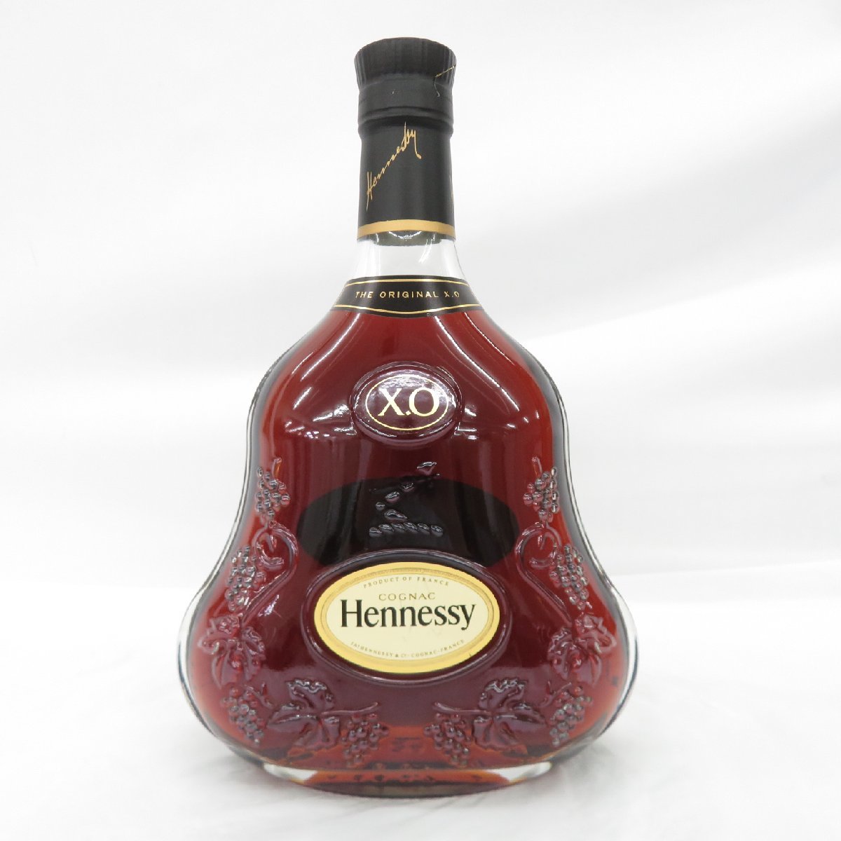 黒キャップ ヘネシー XO クリアボトル 700ml 飲料 Hennessy 40