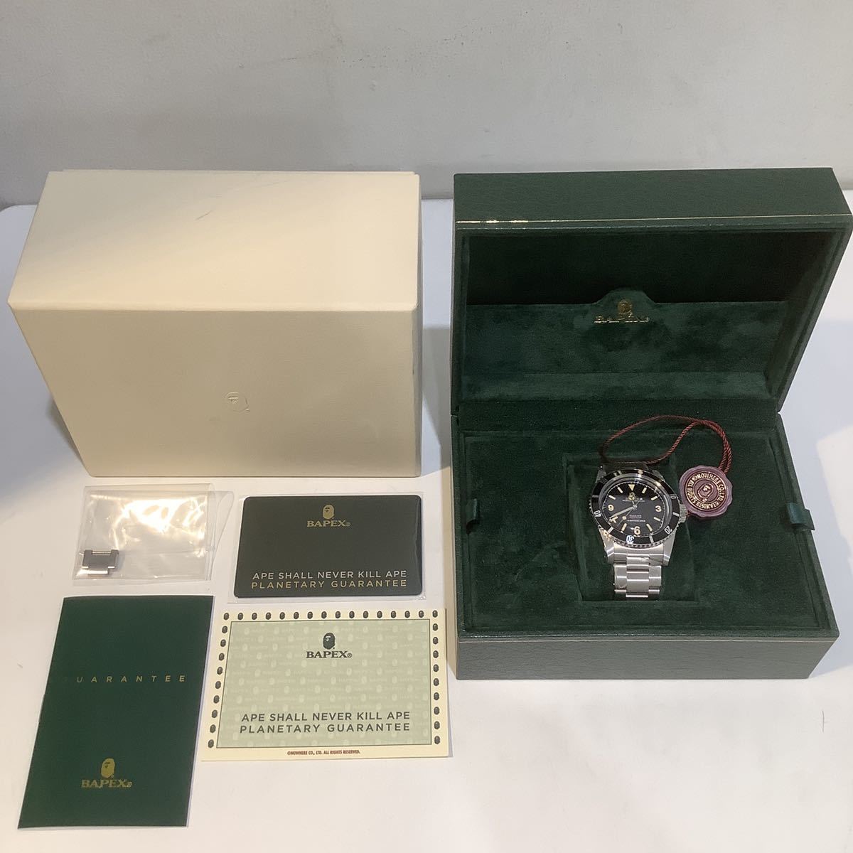 A BATHING APE アベイシングエイプ TYPE 1 BAPEX M IT 腕時計 001GDH801042 BLACK ブラック 617112