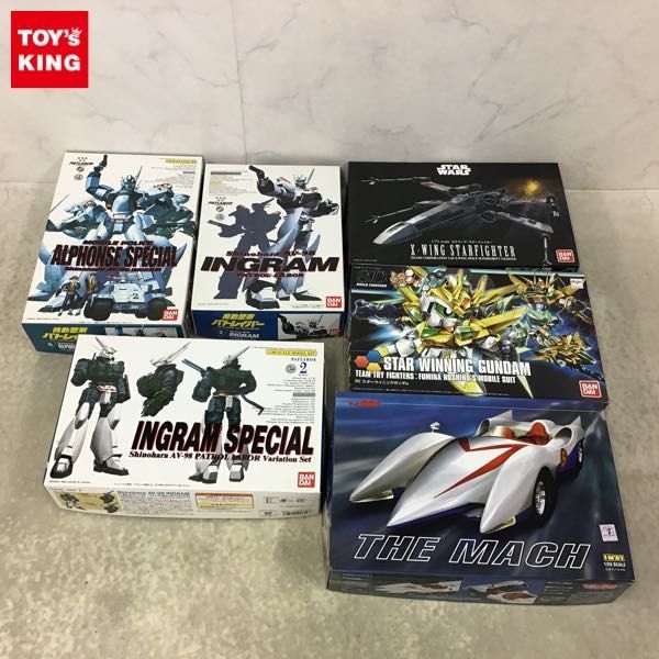 1円〜 バンダイ 等 1/60 他 機動警察パトレイバー 等 98式AV イングラム、Xウイング・スターファイター 他