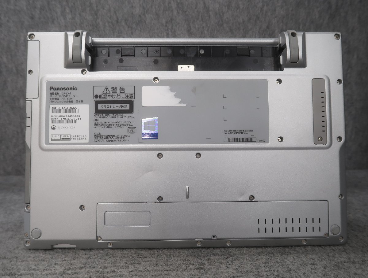 Panasonic CF-LX6EDGQS Core i5-7200U 2.5GHz DVDスーパーマルチ