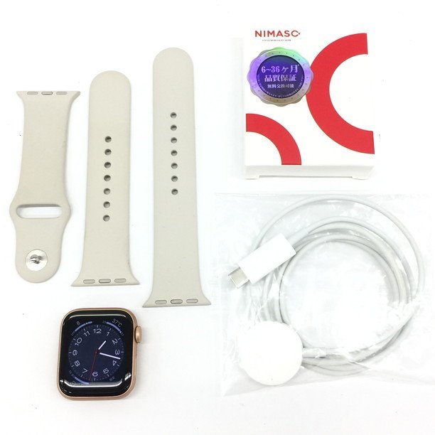 BGAZ2038】AppleWatch アップルウォッチ SE 40mm ゴールド 通電〇