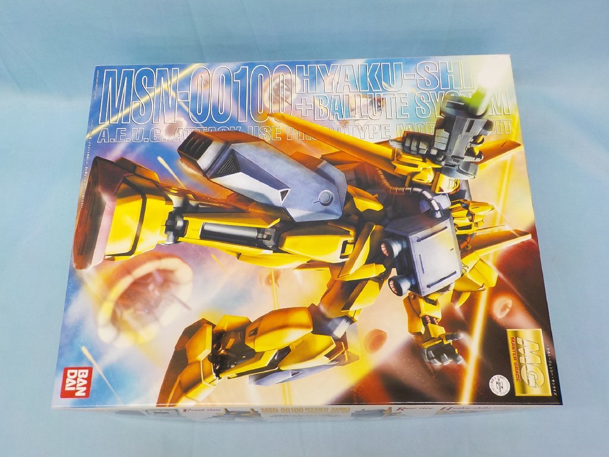 プラモデル 未組立 BANDAI MSN-00100 百式＋バリュートシステム 1/100スケール MG Zガンダム 機動戦士Zガンダム