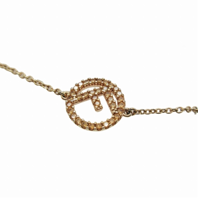フェンディ FENDI F IS エフ イズ サークルF チェーン ブレスレット 