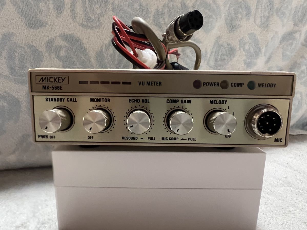 MICKEY MK-566E マイクプリアンプ　トランシーバー　無線機 貴重品）MICKEY MK 566E Icom8pin仕様 アマチュア無線 アクセサリ