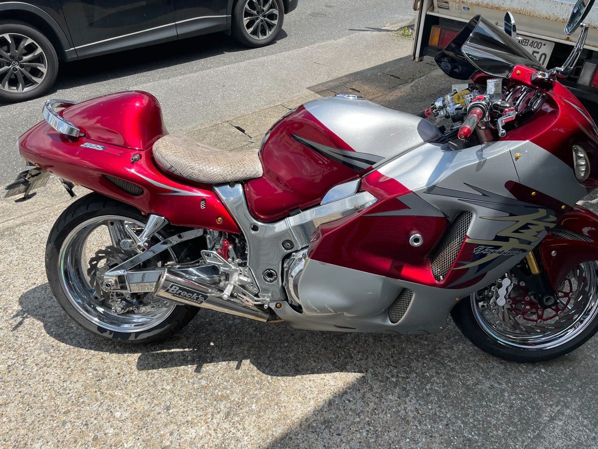 格安！Brocks GSX1300Rハヤブサ マフラー スズキ バイク 部品 GW71A 