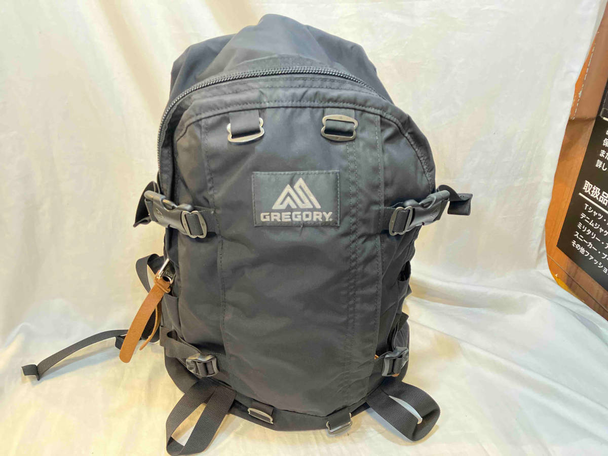GREGORY Black Backpack グレゴリー バックパック リュック デイバッグ ブラック 店舗受取可