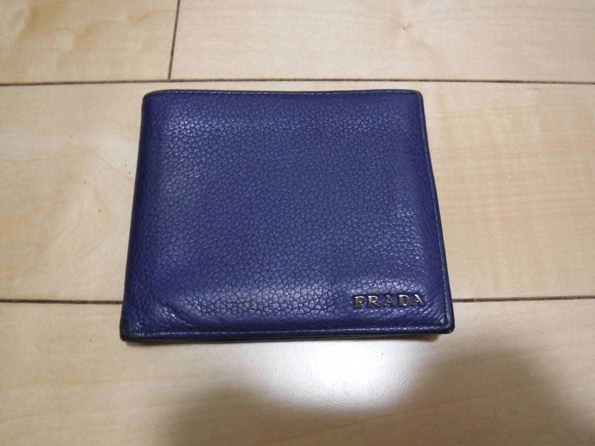 PRADA プラダ 二つ折り財布 財布 コンパクトウォレット 二つ折り 
