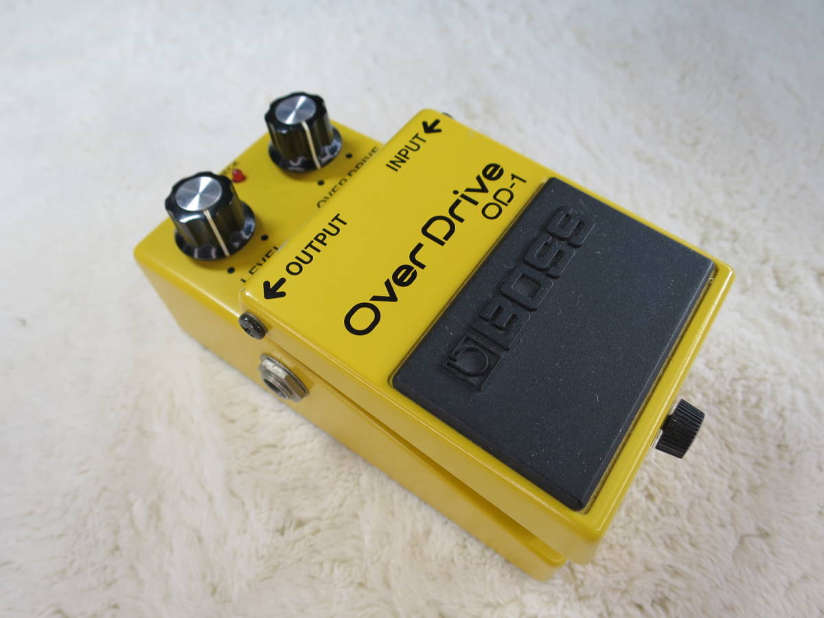□BOSS OD-1 OVER DRIVE オーバードライブ 銀ネジ NEC C4558C made in