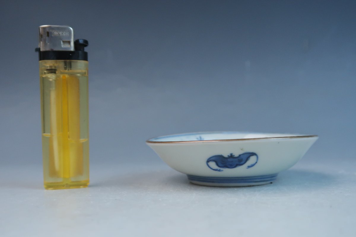 古伊万里 | Shop Soukodo 染付小皿 Antique 蝙蝠文様 染付 小皿 豆皿