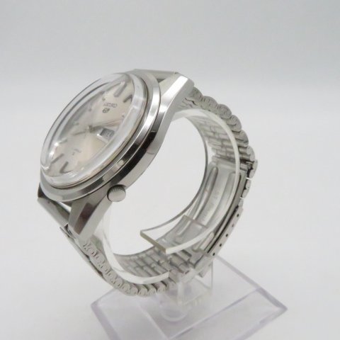 SEIKO セイコー 5 6119-8020 21石 シルバー文字盤 自動巻き メンズ 