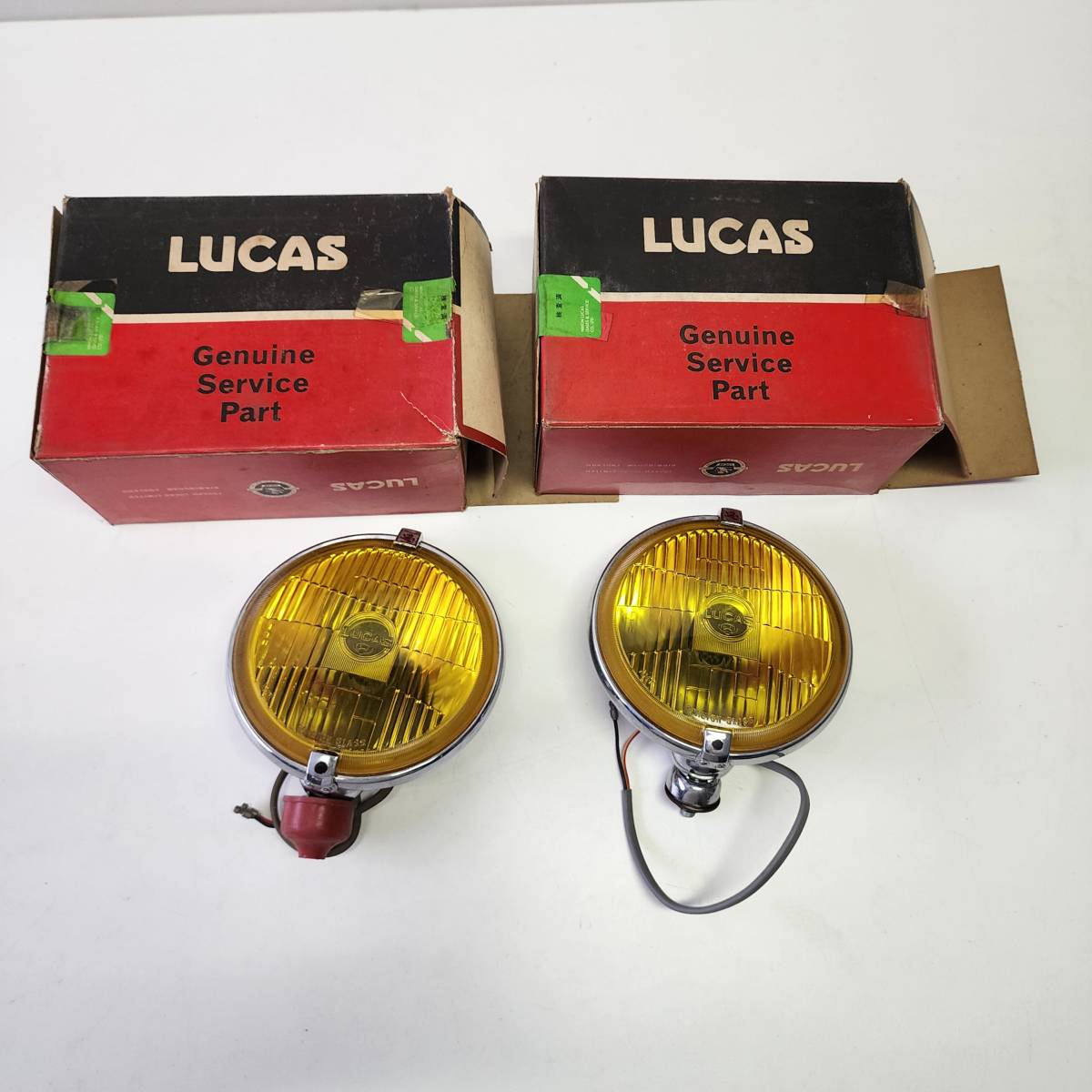 デッドストック? LUCAS ルーカス FT11 黄色 イエロー フォグランプ 