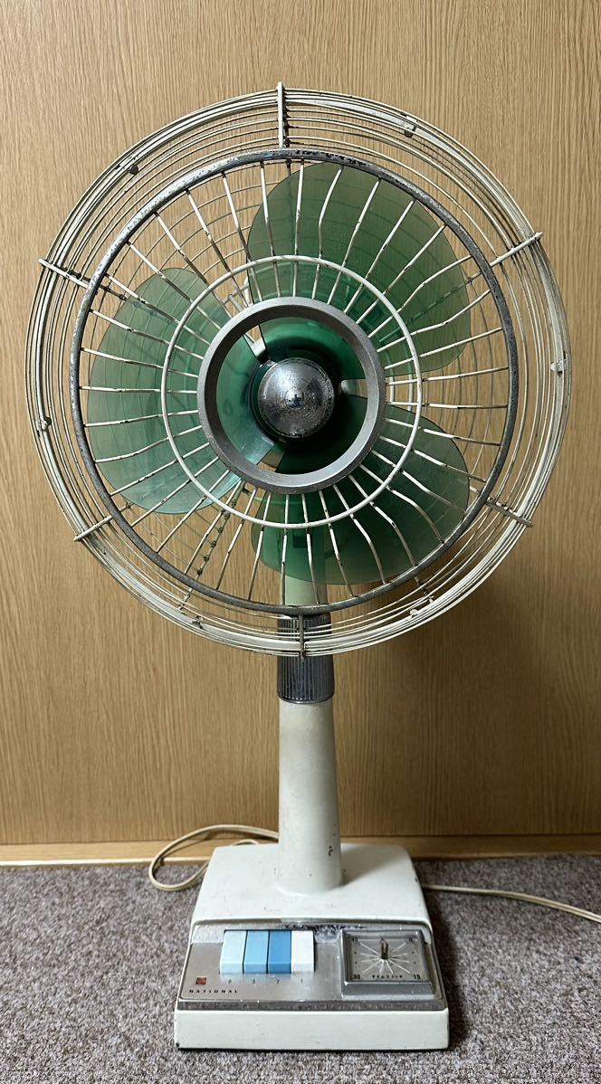 National 光る レトロ扇風機　※ジャンク 1円スタート】 当時物 ナショナル 扇風機 30HD 9-2258 KDK ELECTRIC