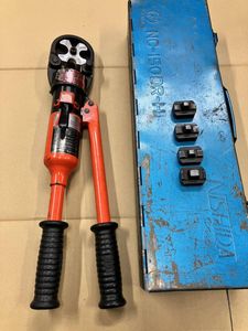 ☆西田製作所 ロータリー油圧端子圧着機 NC-150DR-H 電気工事 圧着工具