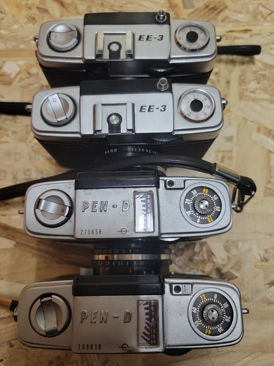 D OLYMPUS PEN 他7台まとめて PEN-D2 D3 PEN-EE-3 TRIP 35 ECR