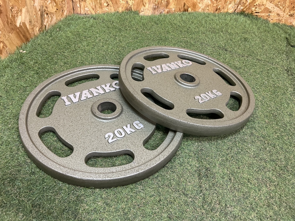 IVANKO イヴァンコ プレート 20kg×2 穴径50mm 筋トレ トレーニング