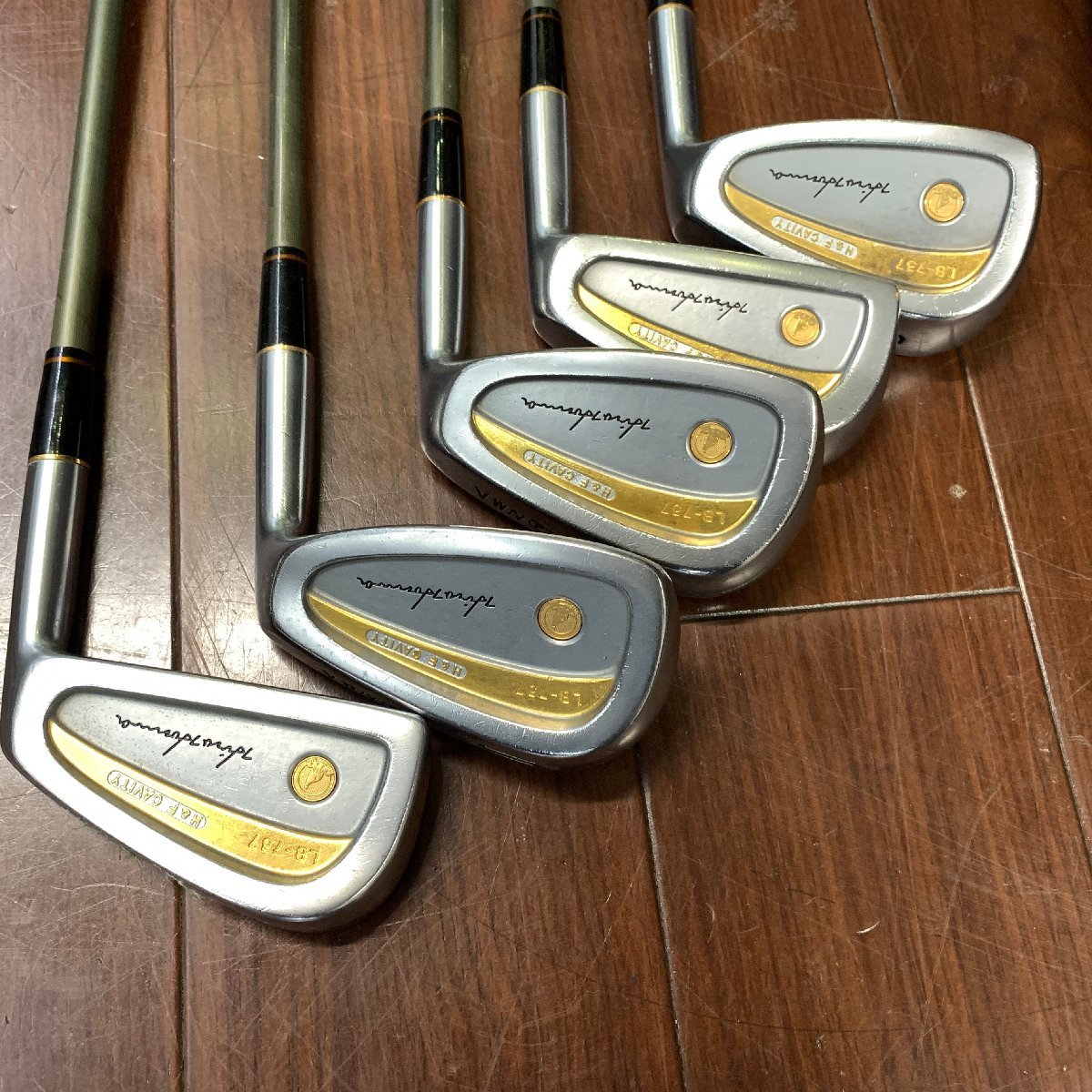 f001 YO HONMA ホンマ 金モグラ K18 刻印 LB-737 アイアン 10本セット
