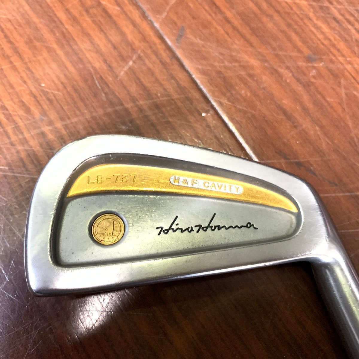 f001 YO HONMA ホンマ 金モグラ K18 刻印 LB-737 アイアン 10本セット