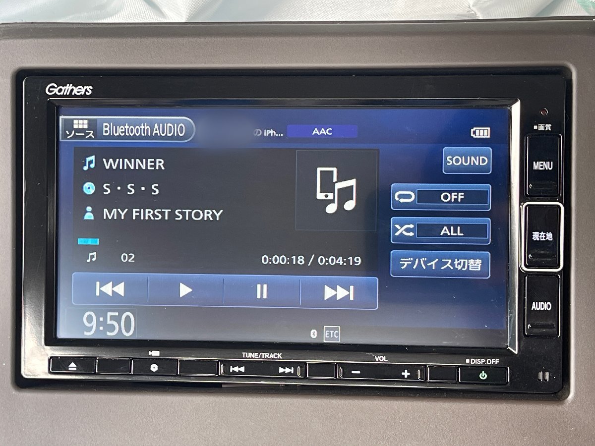 HONDA ホンダ Gathers ギャザズ VXM-224VFi 7型 インターナビ 地図 