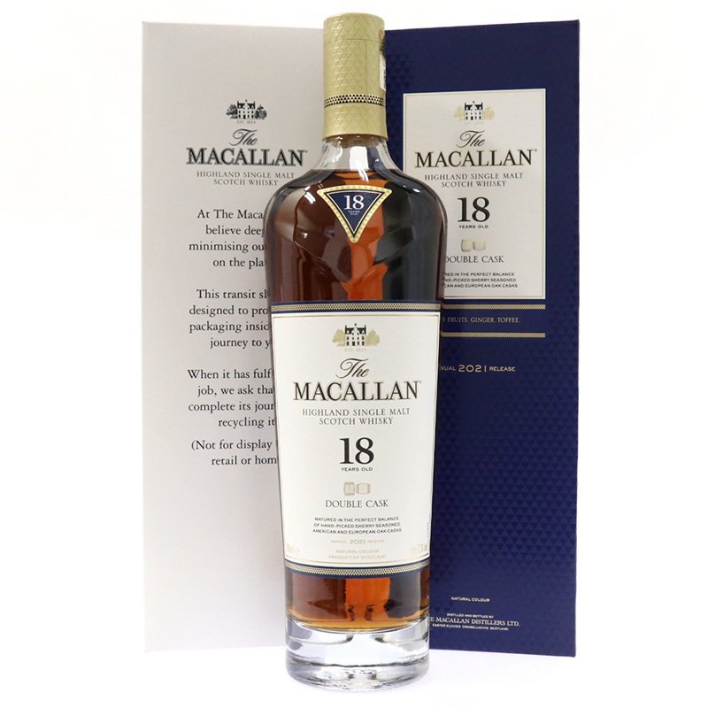 ◇ 未開栓 ◇ マッカラン / MACALLAN ◇ 18年 ダブルカスク 2021