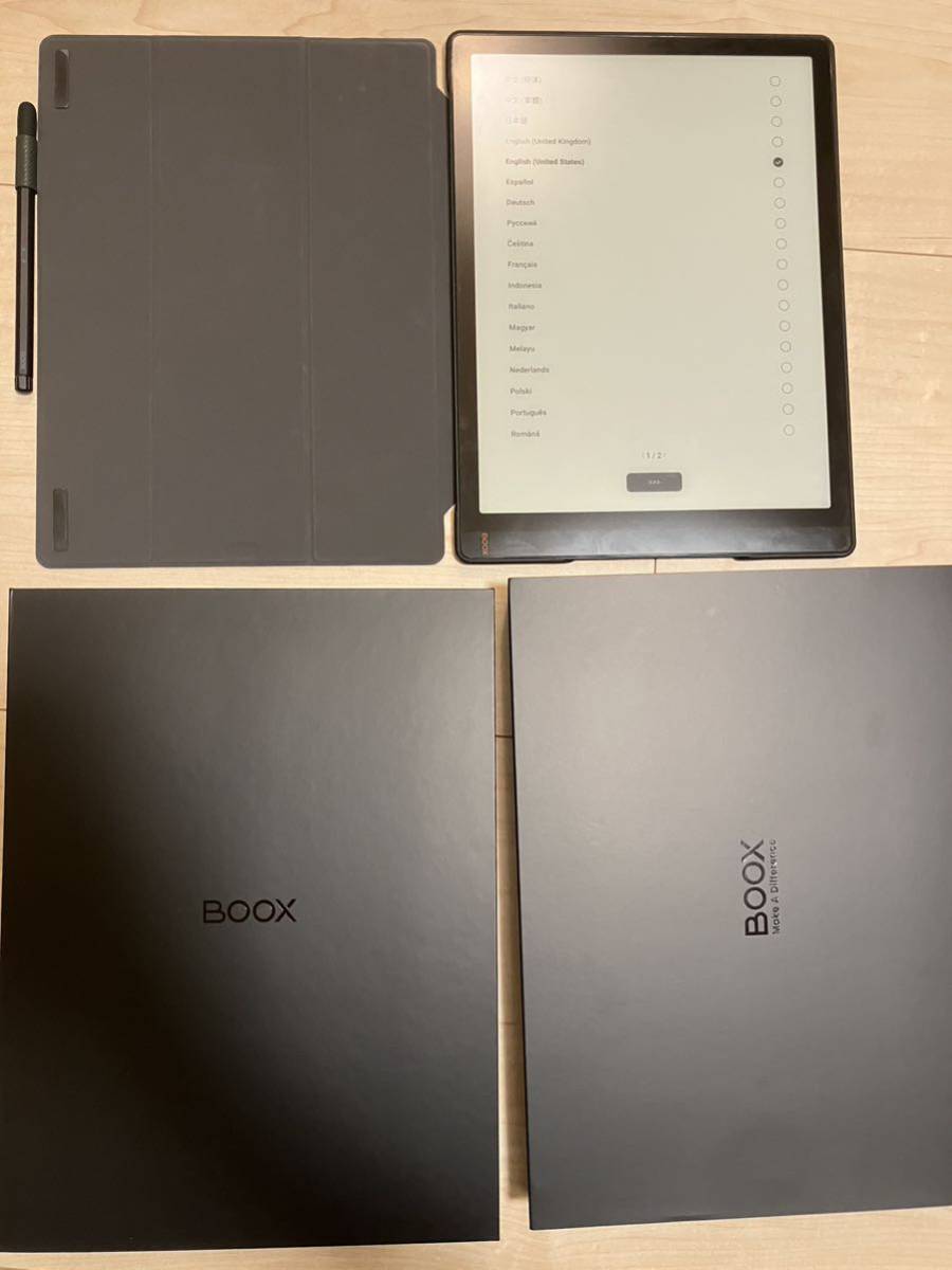 美品/週末まで値下げ】boox tab x 13.3インチ 大画面 最新電子書籍