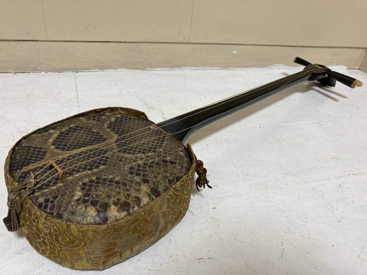 蛇味線 蛇皮 和楽器 弦楽器 【公式通販】