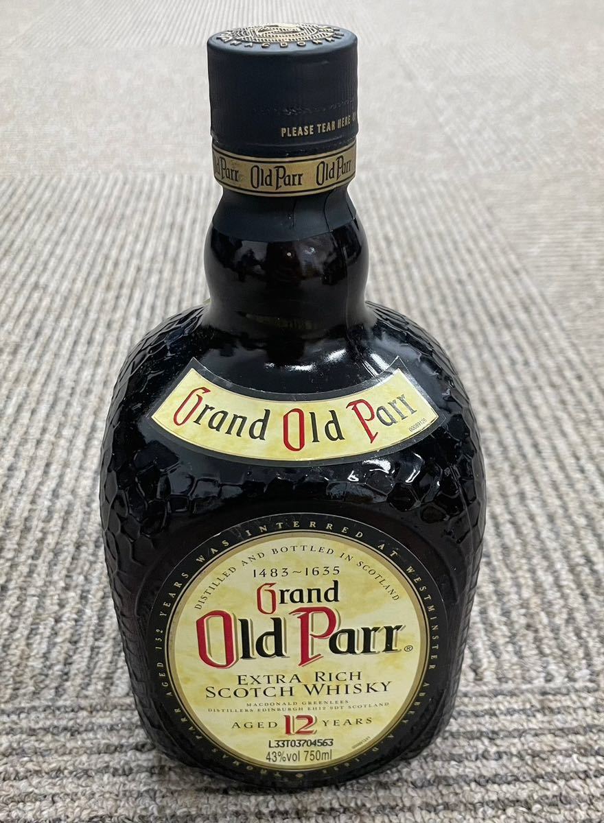 003 7 Grand Old Parr オールドパー 12年 スコッチウイスキー 古酒