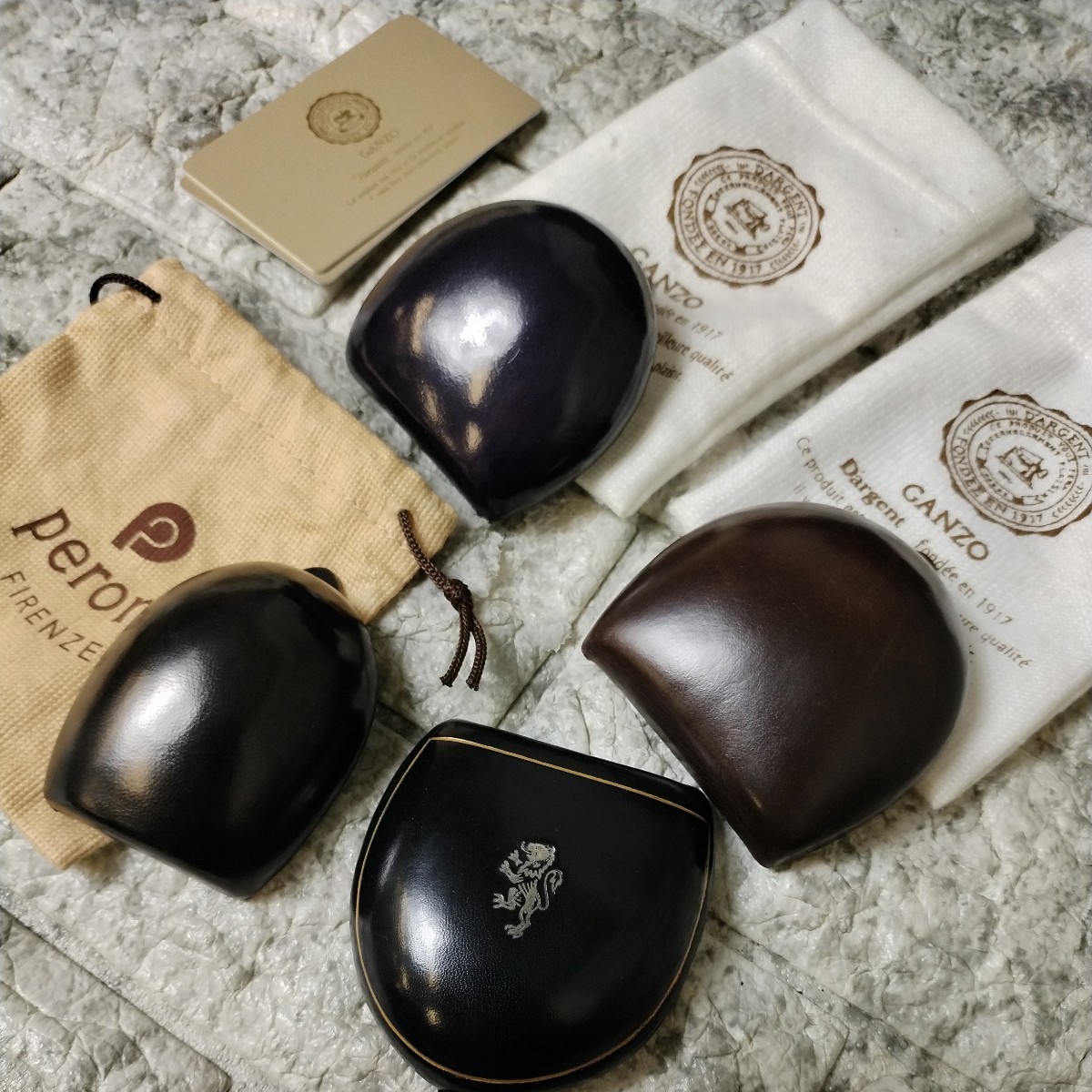 nk07v10 Peroni GANZO コインケース ペローニ ガンゾ 小銭入れ 4つ まとめ コインケース Cordovan コード