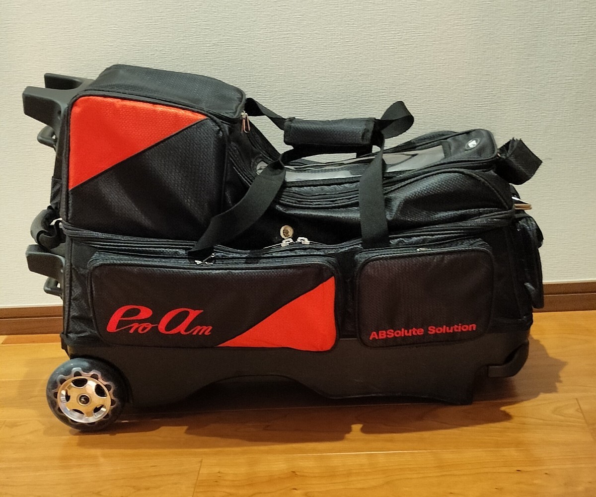 【中古】ABS ボウリングバッグ　４ボール用