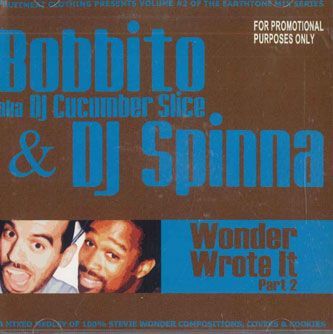 国不明MIX CD Bobbito Aka Dj Cucumber Slice & Dj Spinna Wonder 