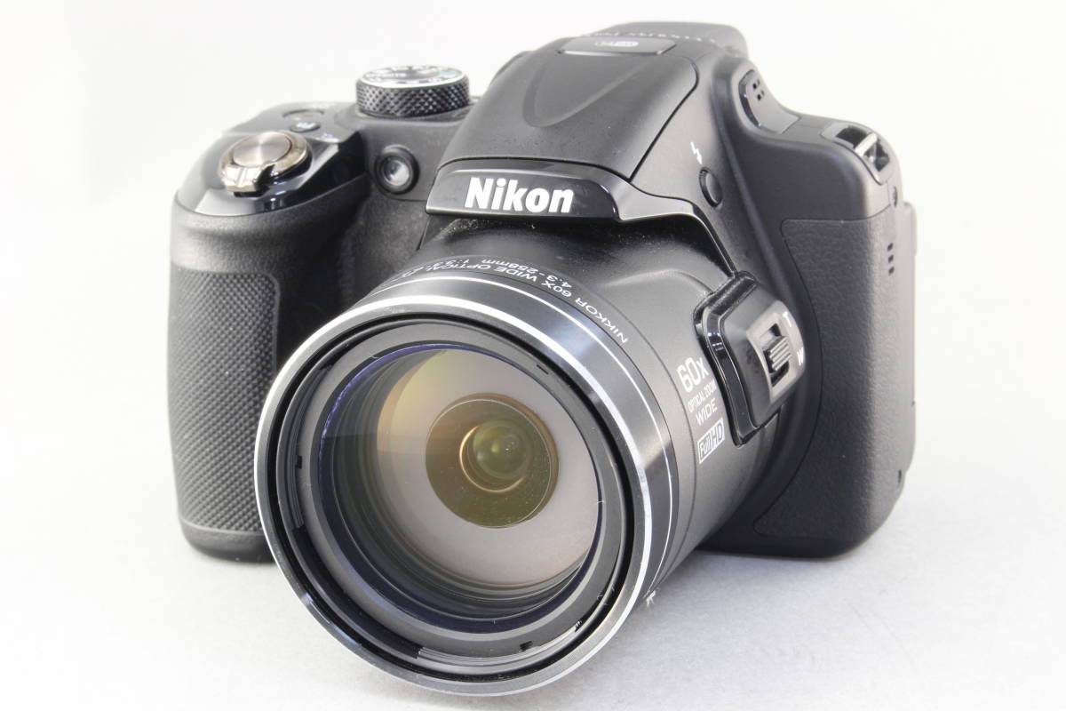 A+ (美品) Nikon ニコン COOLPIX P600 ブラック 初期不良返品無料 領収