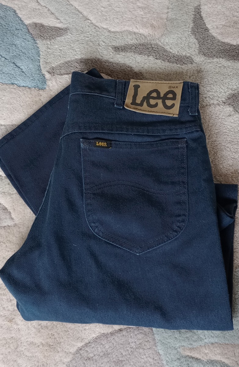 アメリカ 古着 70s 80s 90s 70年代 talon ビンテージ オールド lee リーカラーパンツ 33×30ブルー 米国製 usa アメリカ製 levis　