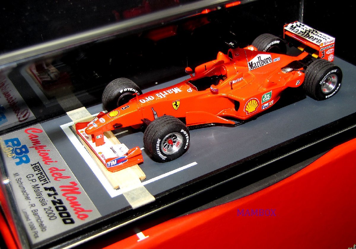 F1 BBR Ferrari F1-2000 1⁄43 フェラーリ MODELS | Michael Exclusive