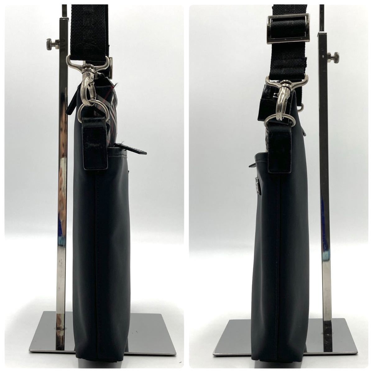 美品》Burberry Black label(バーバリー)ショルダーバッグ