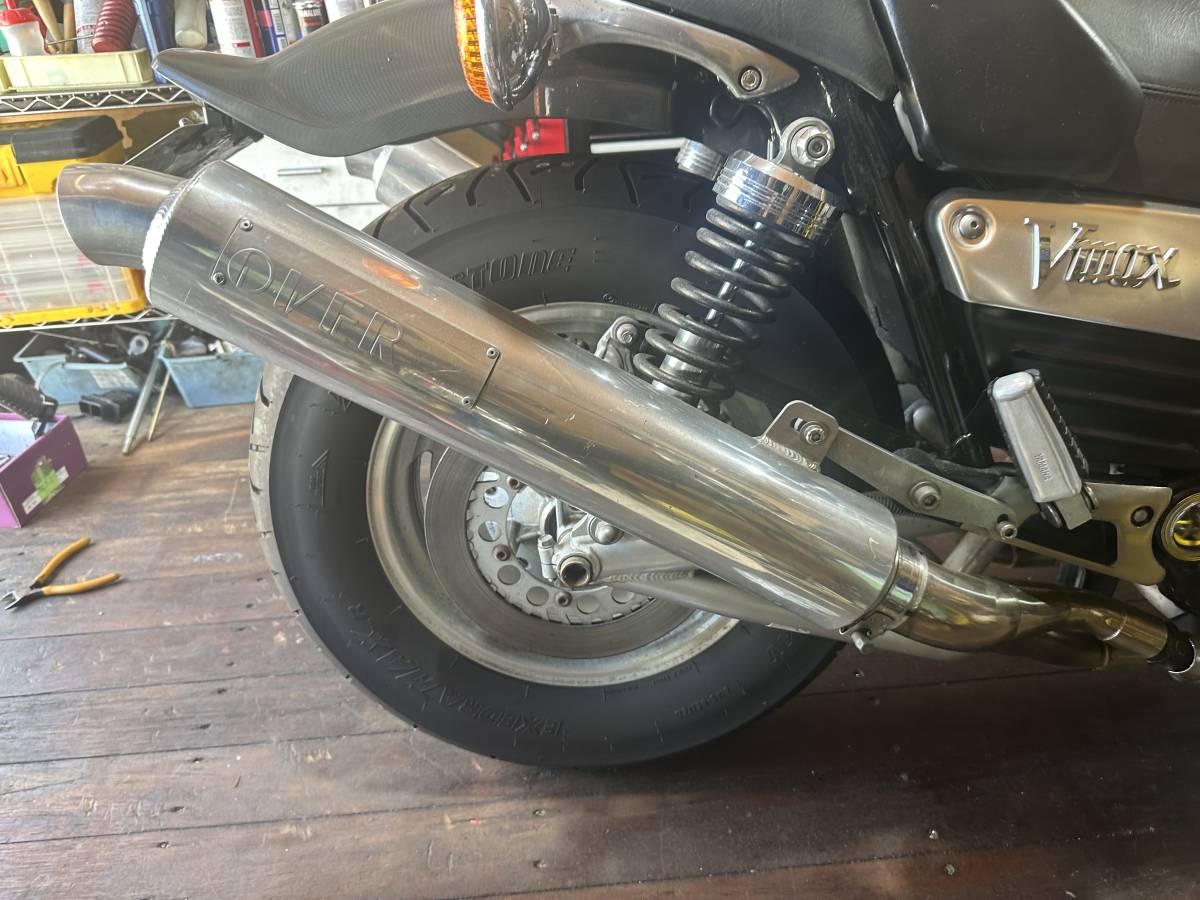 vmax1200用 オーバーUSAスリップオンマフラー マフラー パーツ 【公式