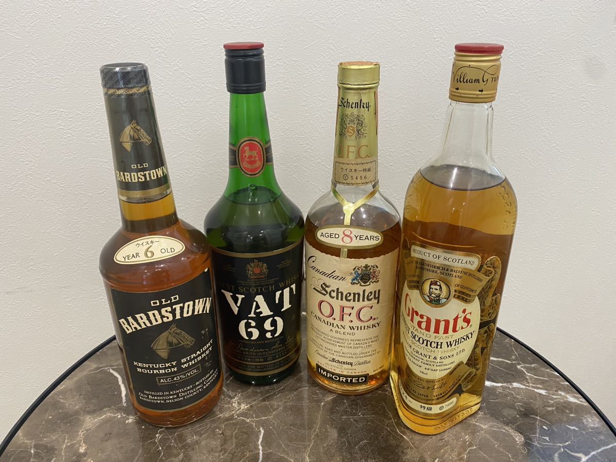 人気SALE，定番人気 未開栓 古酒 スコッチウィスキー Grants YAT69 4本まとめて(スコッチ)｜売買されたオークション情報、yahooの商品情報をアーカイブ公開 - オークファン スコッチ