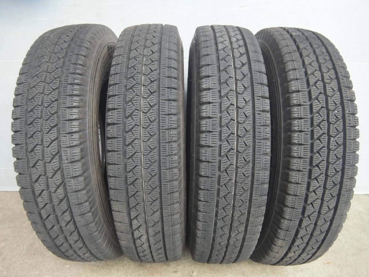 2019年製☆8～9分山】145R12 LT 6PR ブリヂストンBLIZZAK VL1☆4本