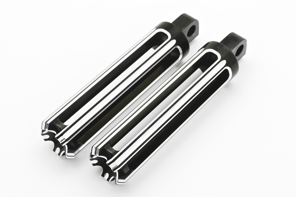 【ハーレー社外】 アレンネス 10-GAUGE フットペグ 06-114 / ブラック スポーツスター ダイナ ソフテイル