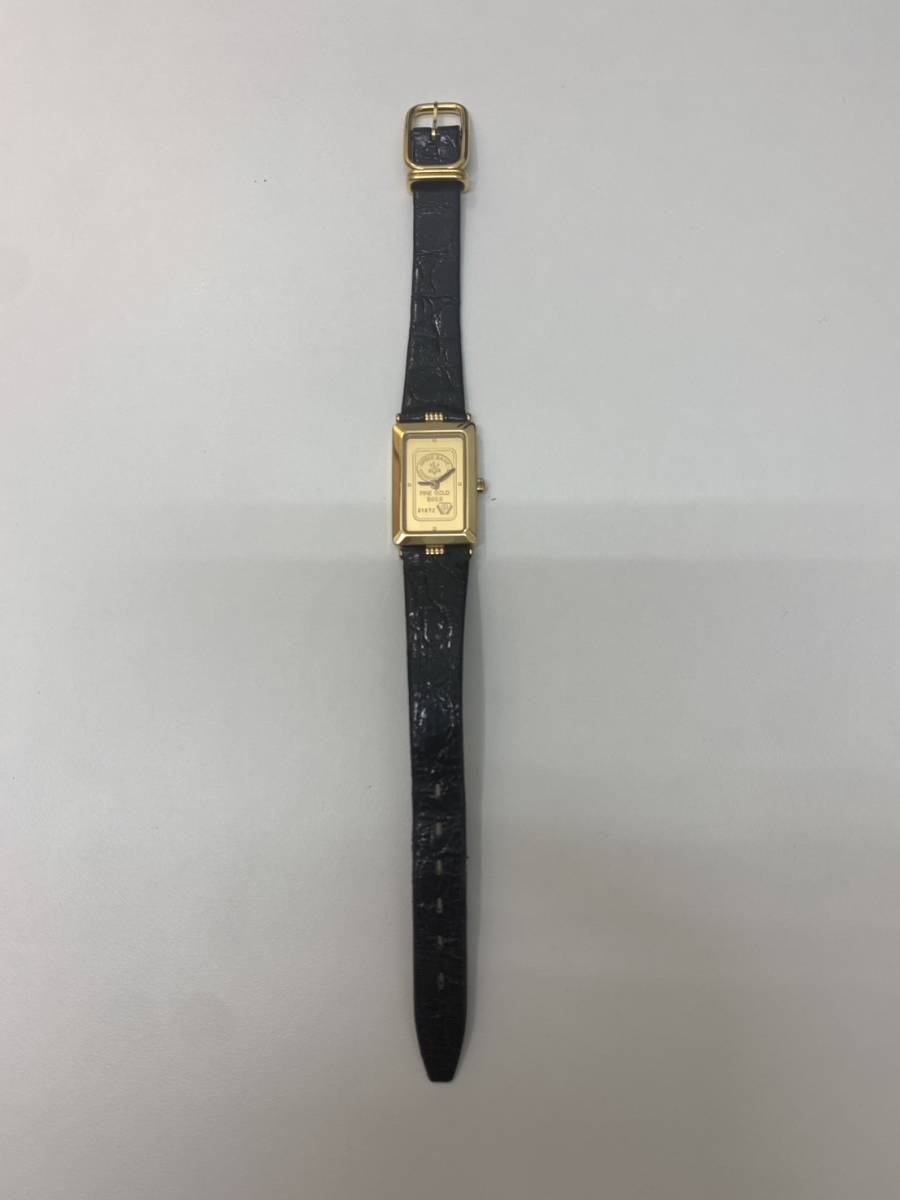 Zitura ZITURA Swiss Bank Corporation Watch GOLD FINE BANK 999.9 2g 