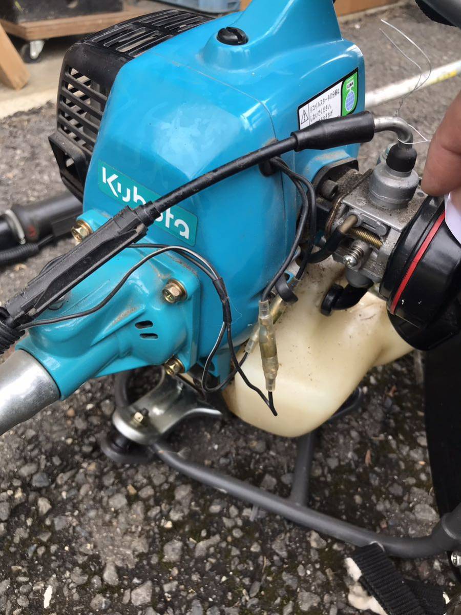 背負式刈払機 クボタ DB-S265R 1回エンジンかかりましたが2回目が 