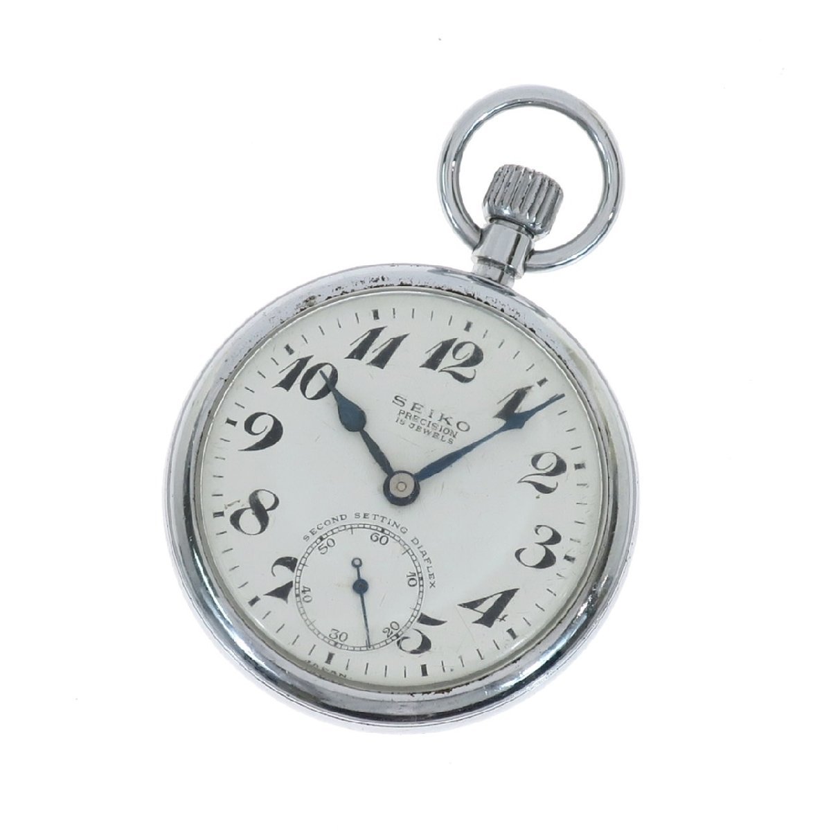 1円スタート SEIKO セイコー PRECISION プレシジョン 懐中時計 鉄道 