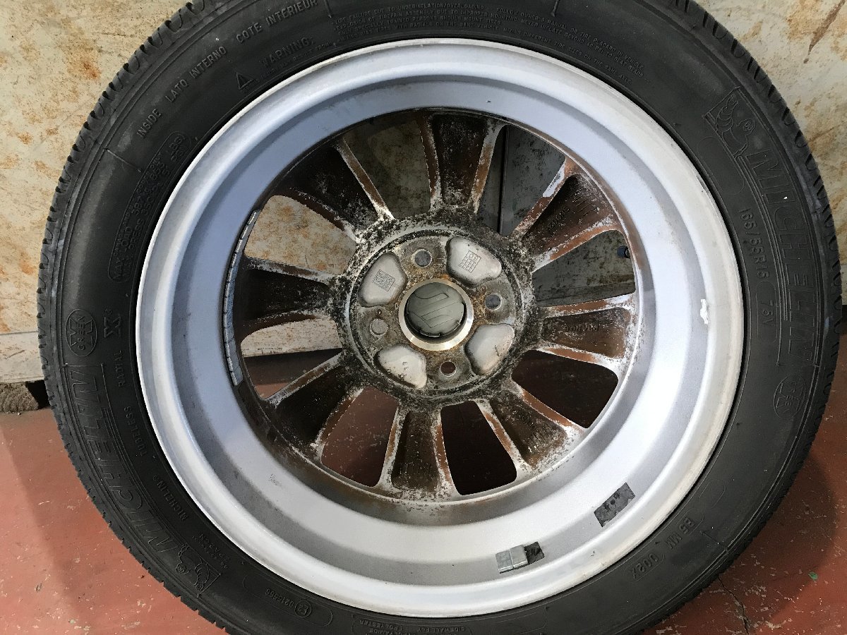 スズキワゴンRスティングレイ純正15x4.5Jインチホイール 4H100 +45