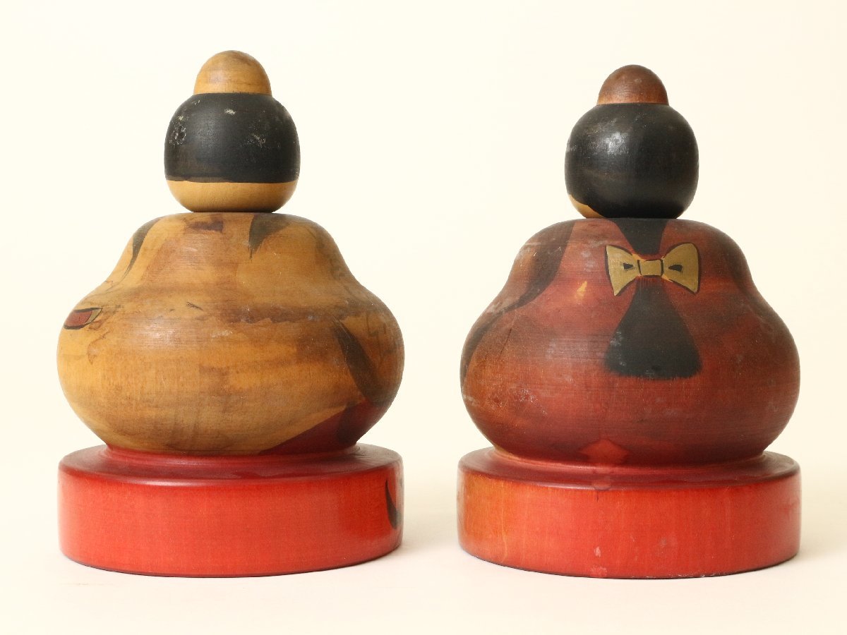 伝統こけし こけし雛 笹森淳一 作 津軽系 師:佐藤善二 伝統工芸品