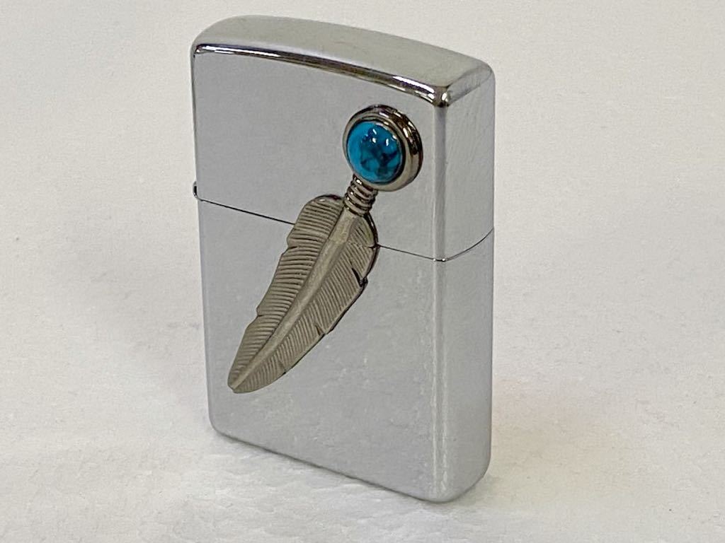 ライター ターコイズ フェザー ZIPPO インディアン ジッポー 希少 2026 