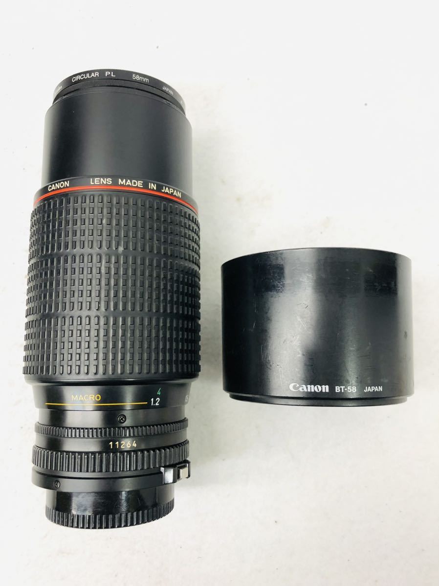 Canon Zoom FD 80-200mm 1:4 L ケース付き 外観良好 ジャンク扱い B1