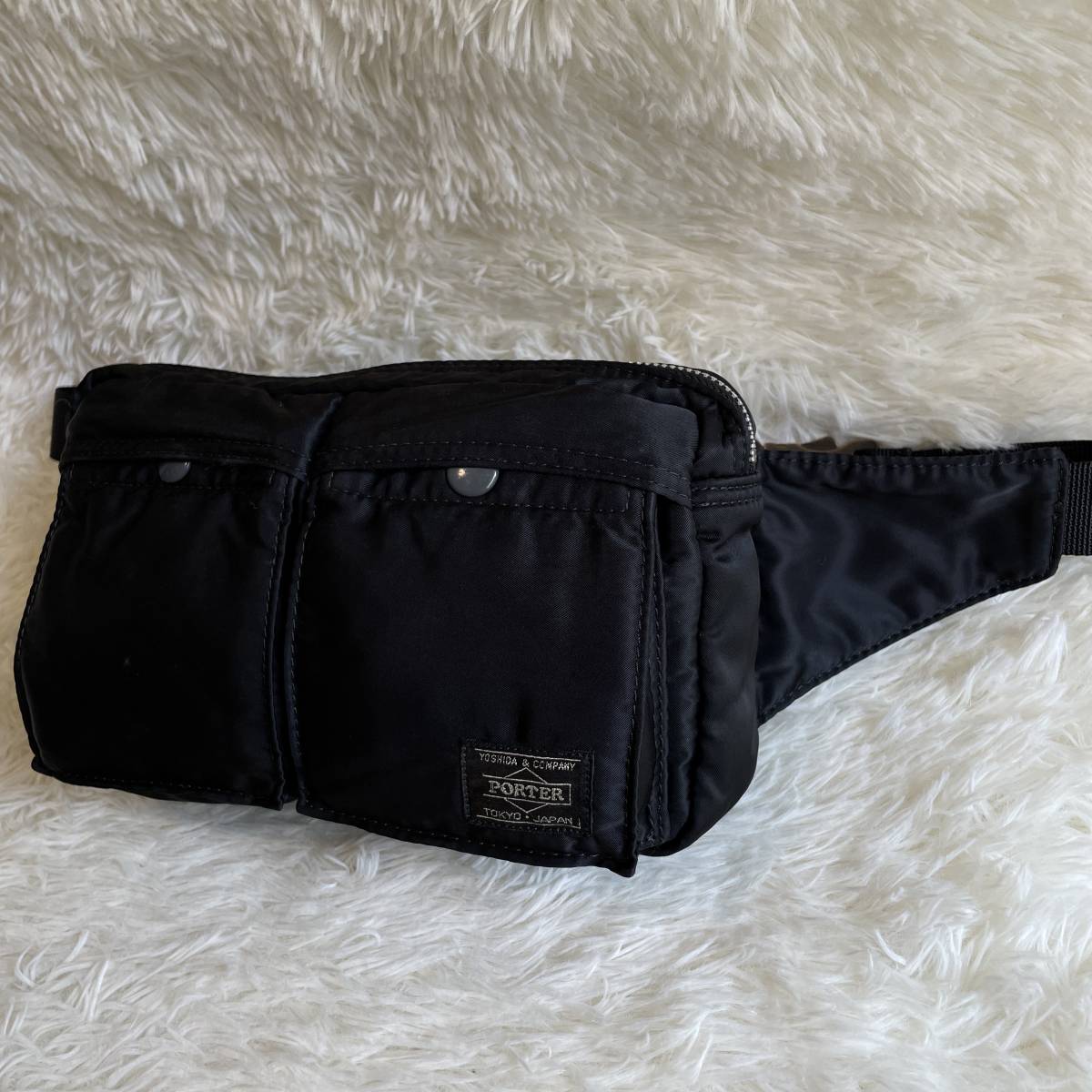 1円〜 美品◎ PORTER TANKER ウエストバッグ ボディバッグ ショルダー 