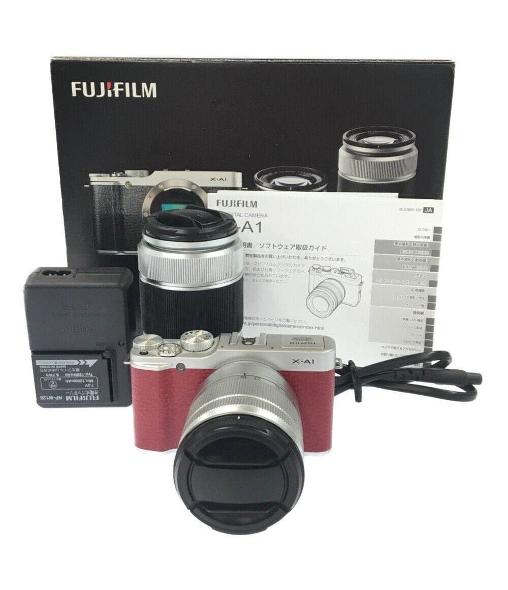 X-A1 ダブルレンズキット FUJIFILM 極美品⁄訳ありFUJIFILM 希少