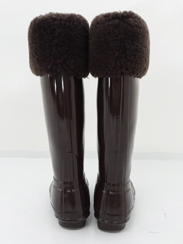 HUNTER ハンター HAMPSTEAD TALL ファー付き レインブーツ 長靴 W23753 