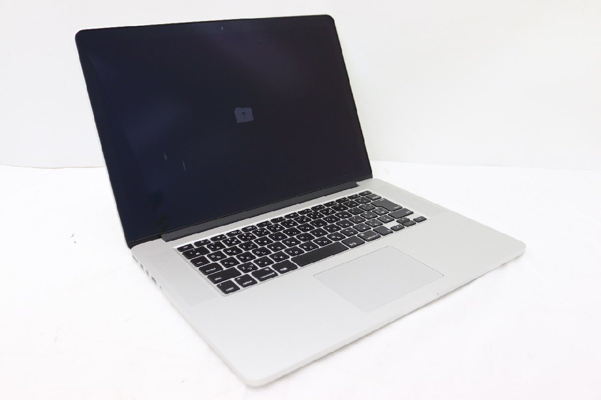 N0804【ジャンク品】Apple / MacBook Pro A1398(Retina.15-inch，Mid2015)/CPU：不明/メモリ：不明/SSD：無